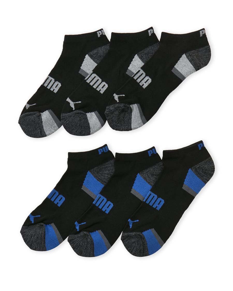 PUMA 6 Pack Low Cut Socks Calzini da corsa Uomo (Pacco da 6)