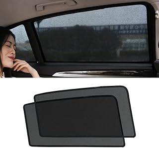 REDOVO Car Sun Protection UV Protection for Hyundai Tucson 2015-2020 Magnetic Sun Protection Rear Window Side Window Privacy Foldable Accessories 2 Rear Windows