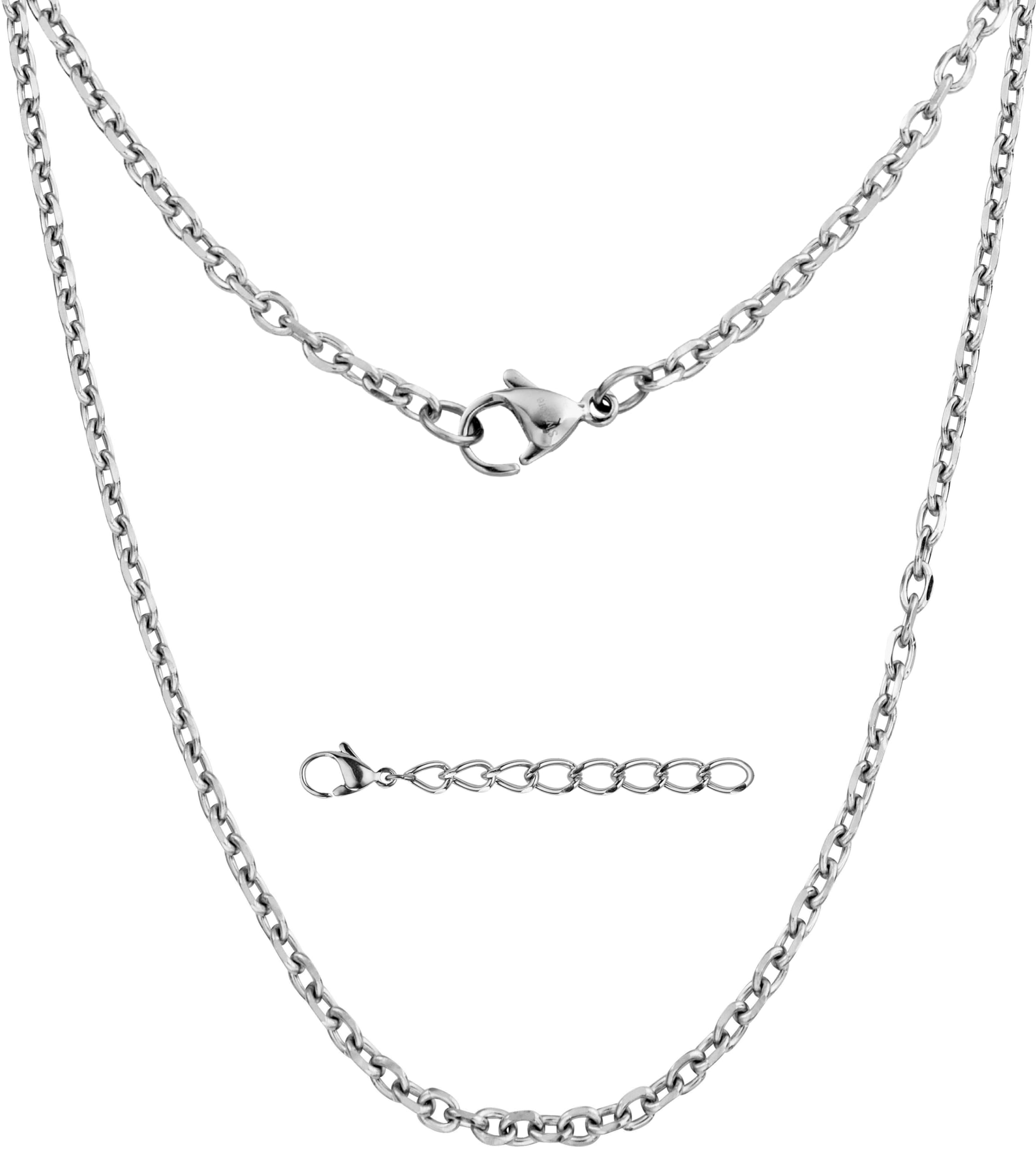Silvadore Silver Chain for Mens Necklace Ball/Rope/Cable/Cuban Link - 925 Silver Plated Stainless Steel Dogtag Chains - Thin, Non-Tarnish & Waterproof Sterling Jewelry - GIFT-READY 18 to 36 inch