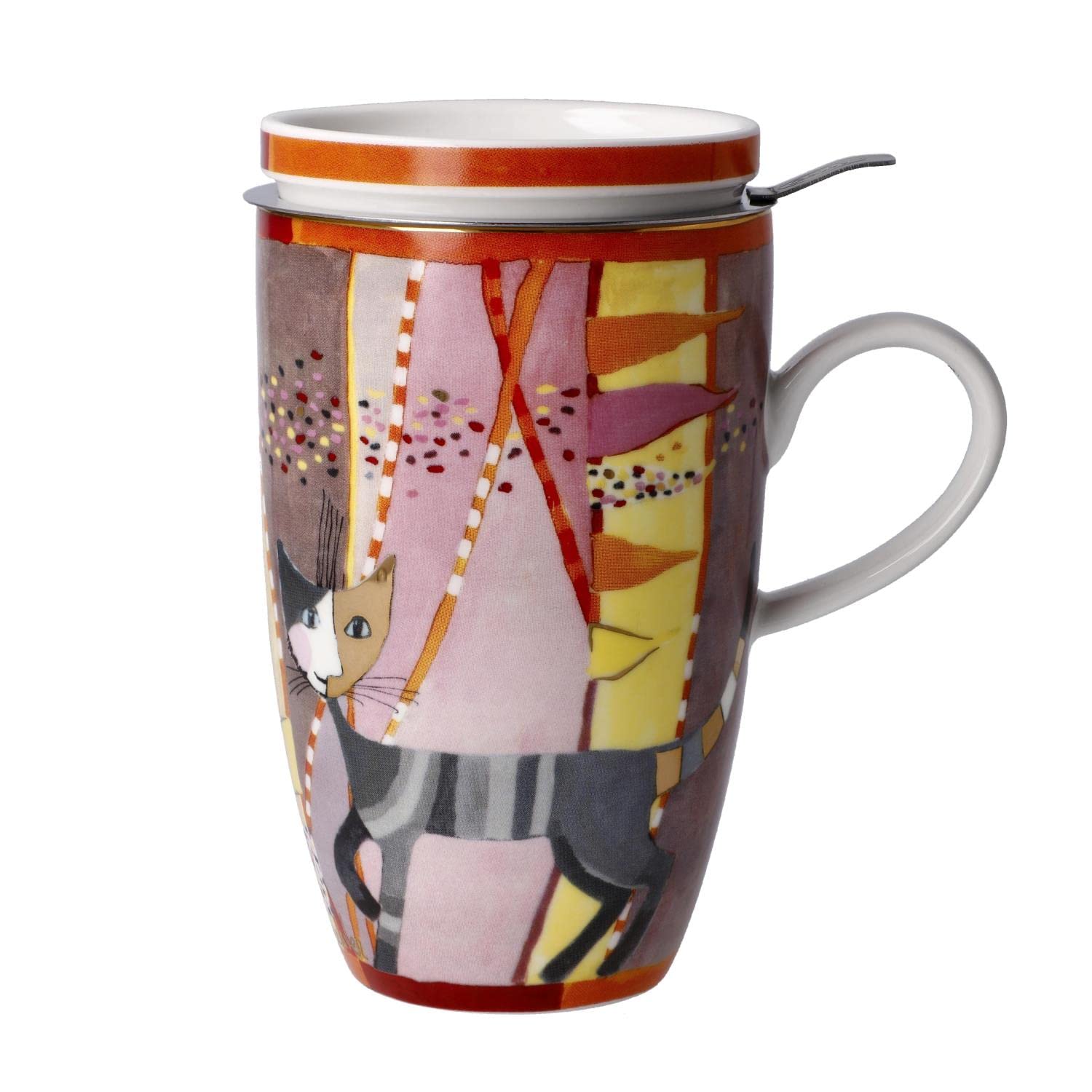 2er Set Rosina Wachtmeister Teetassen SOFFIONI & SOTTOSOPRA 450ml Goebel