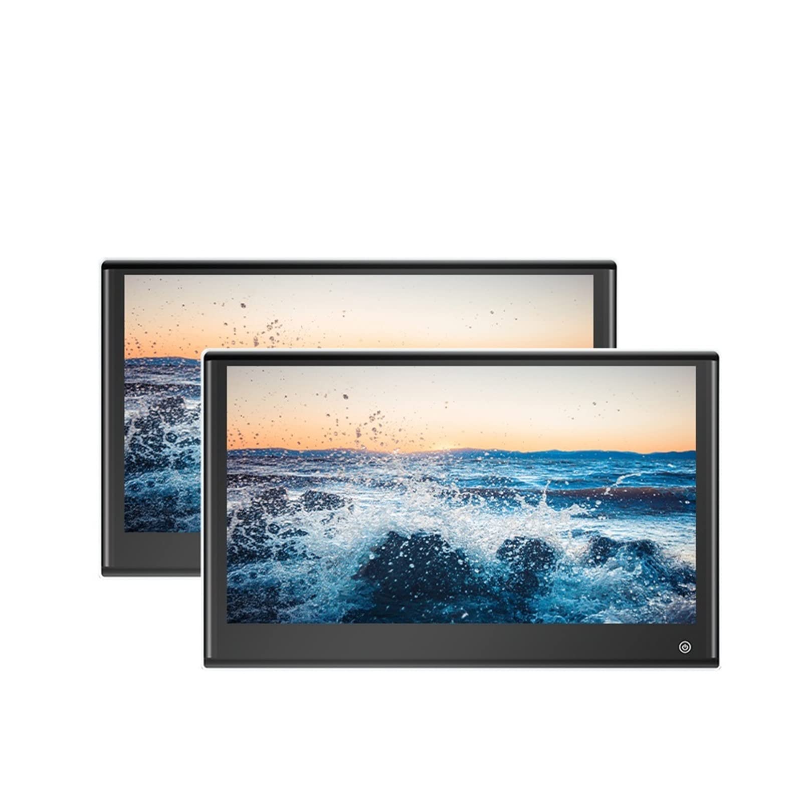 Lettore DVD portatile per lettori video per poggia 4 + 64 GB Poggiatesta Display IPS Touch Screen 13,3 pollici Sedile posteriore for auto Monitor TV 1080P Video Tablet Lettore multimediale multimedial