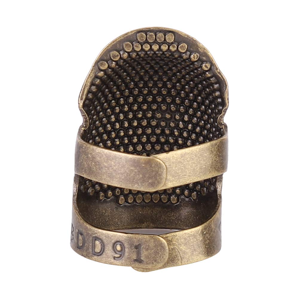 B Portable Vintage Thimble Sewing Quilting DIY Craft Finger Protector M Thimble B Thimble Sewing Finger Thimble Sewing Thimble Finger Thimble Protector Companion Make Finger This (S)