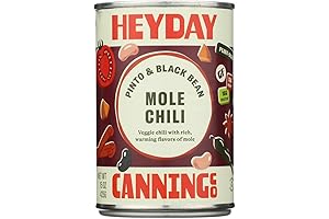 Heyday Canning Co. Pinto & Black Bean Mole Chili, 15 OZ