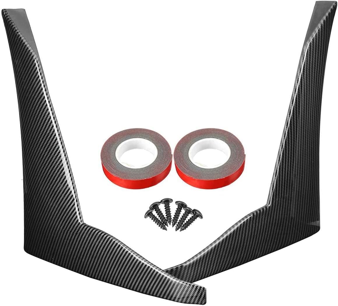 Coche Alerón Accesorios para Subaru WRX STI Impreza BRZ Legacy Outback Parachoques Delantero Canard Difusor Divisor Aletas Valence Spoiler Cuerpo Kit.,A