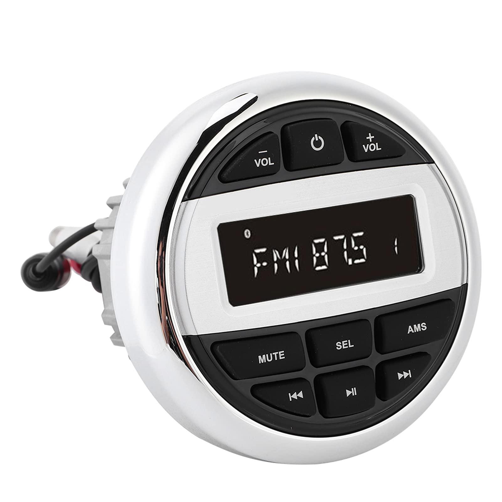 Tbest Wodoodporny Odtwarzacz MP3 Cyfrowe Stereofoniczne Radio FM AM Ładowanie USB Łódź Morska Jacht Motocykl Audio z Kolorowym Ekranem 4096 Zasilacz 12 V