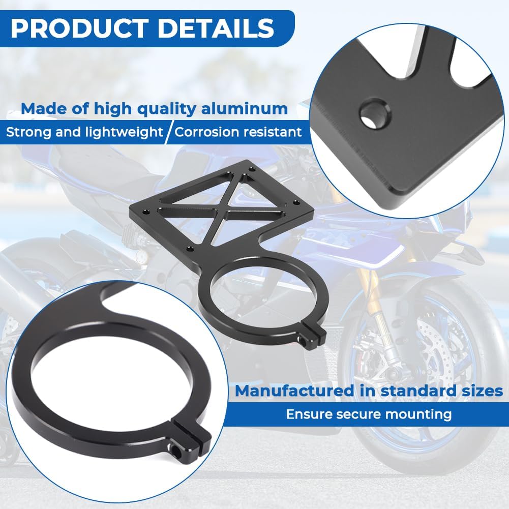 for AIM Solo 2 / Solo 2 DL to Motorcycle 50mm Fork Lap Timer Fork Mount