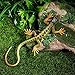 NUOBESTY Lizard Figurine Fake Lizard Plastic Toy Action Figure Reptile Toy for Collection Science Educational Prop (Green)