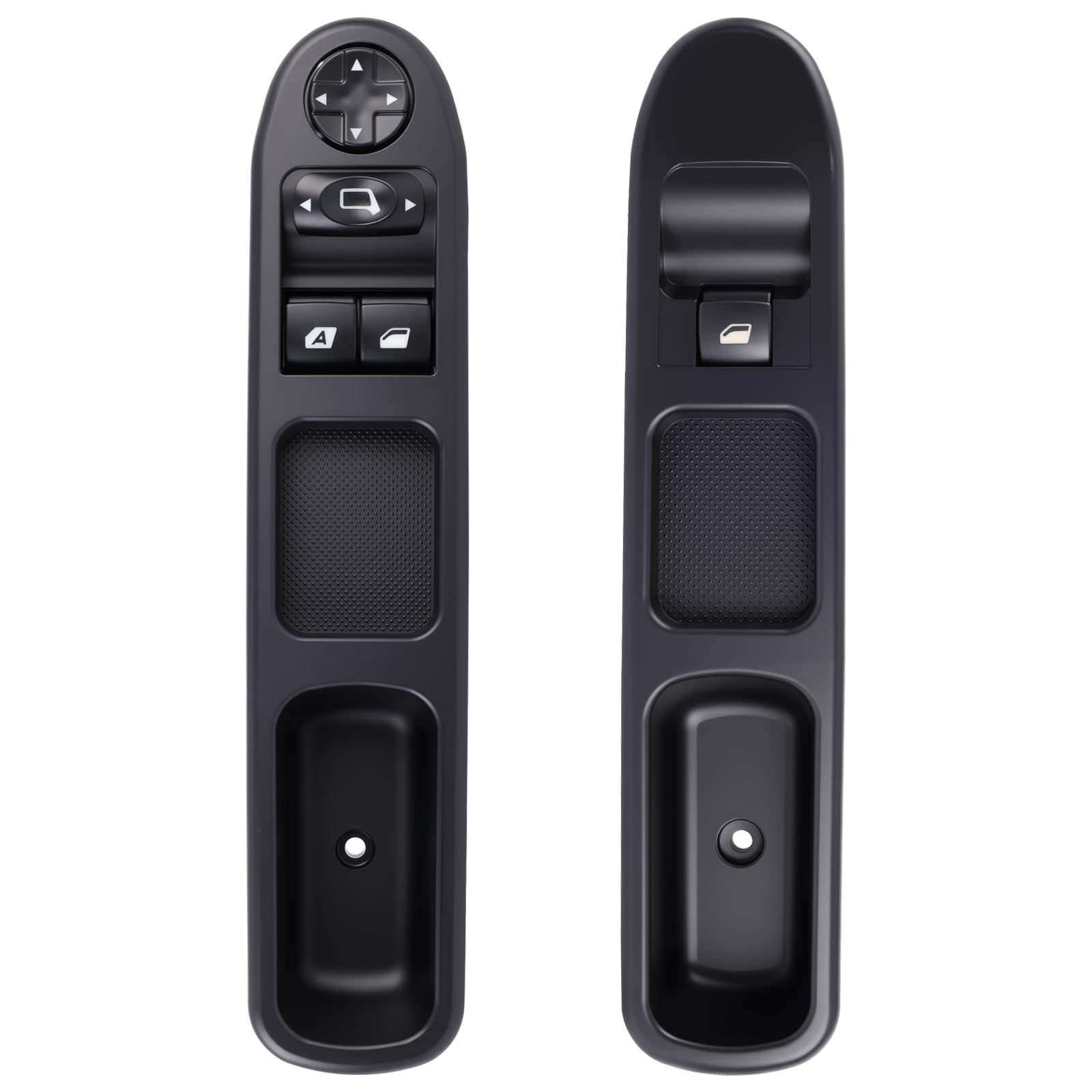 Interruttore alzacristalli Merautop SJ 2 pezzi per Peuge0t 207 lato passeggero e lato guidatore sostituzione pulsante alzacristalli per C3 Picasso dal 2009 in poi accessorio auto n. 6490HQ 6554QC