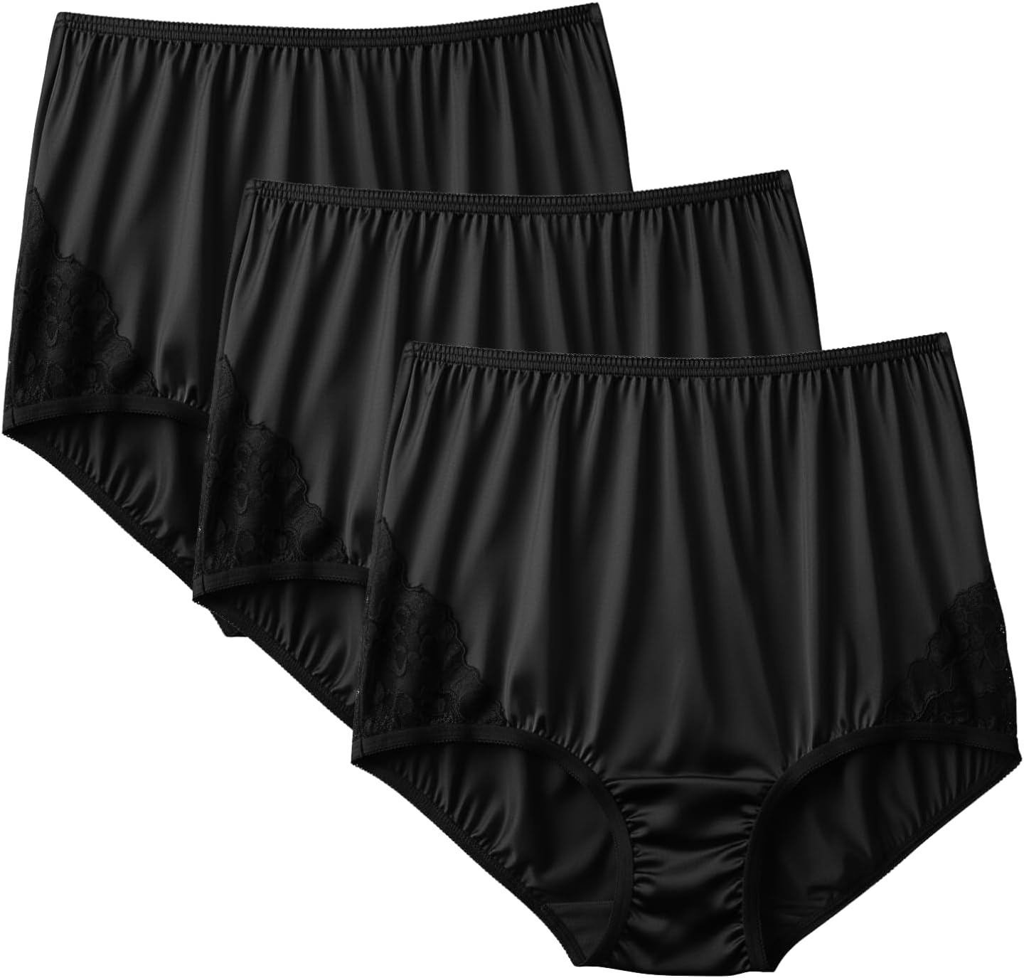 Vanity Fair Women's Perfectly Yours Lace Brief, White