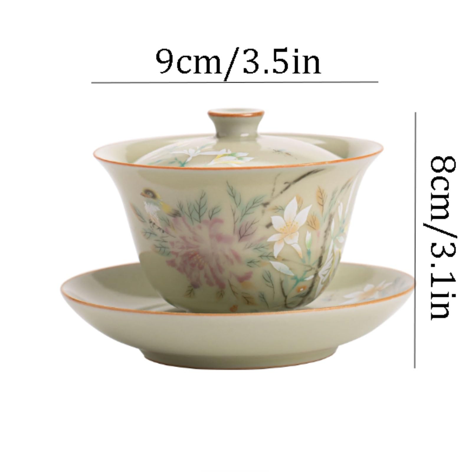Velas de cerámica hechas con cera de soja y aceites esenciales, vela de aromaterapia creativa, combustión limpia for dormitorio y oficina(Camellia)