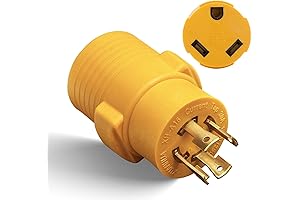 Heavy-Duty 30 Amp Twist Lock Adapter: NEMA L14-30P to TT-30R for Generators and RVs