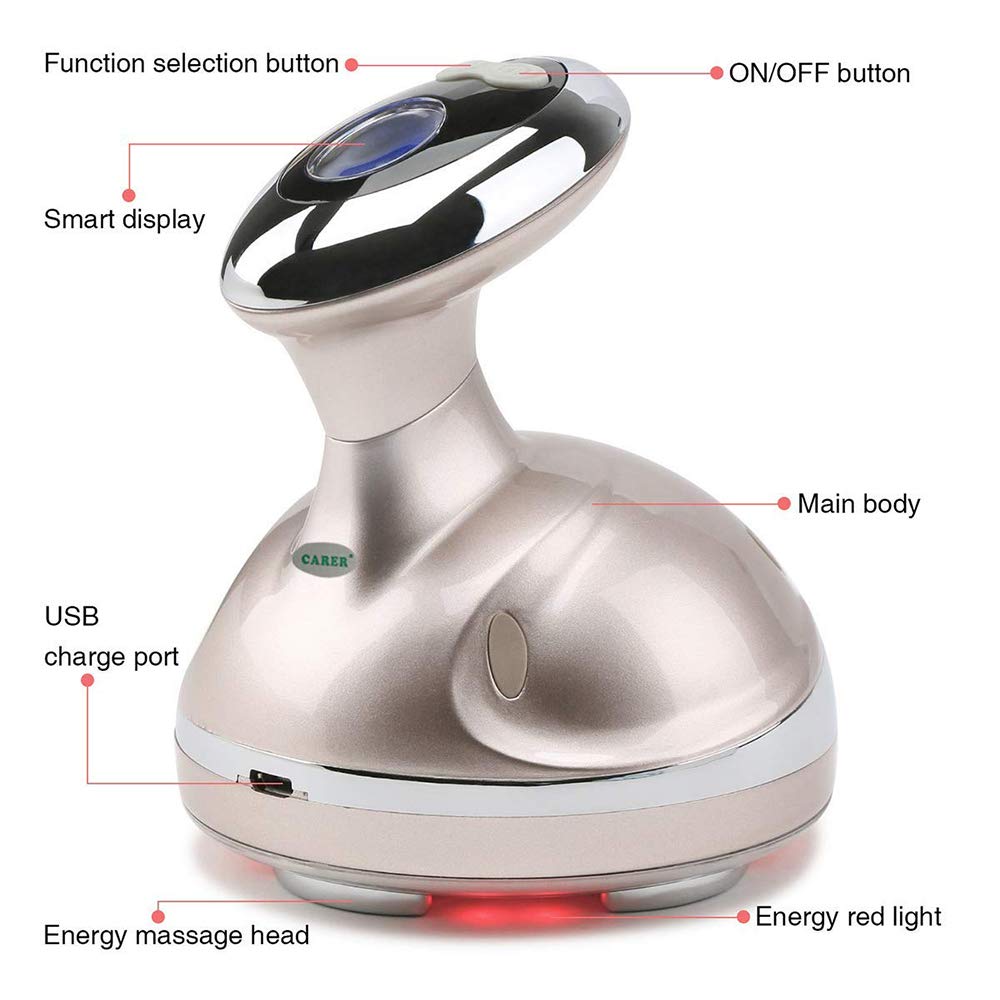 4 in 1 Body Shaping Massager Apparecchio di modellatura a vibrazione palmare ricaricabile per bruciare il grasso per modellare le gambe Gambe Addome inferiore