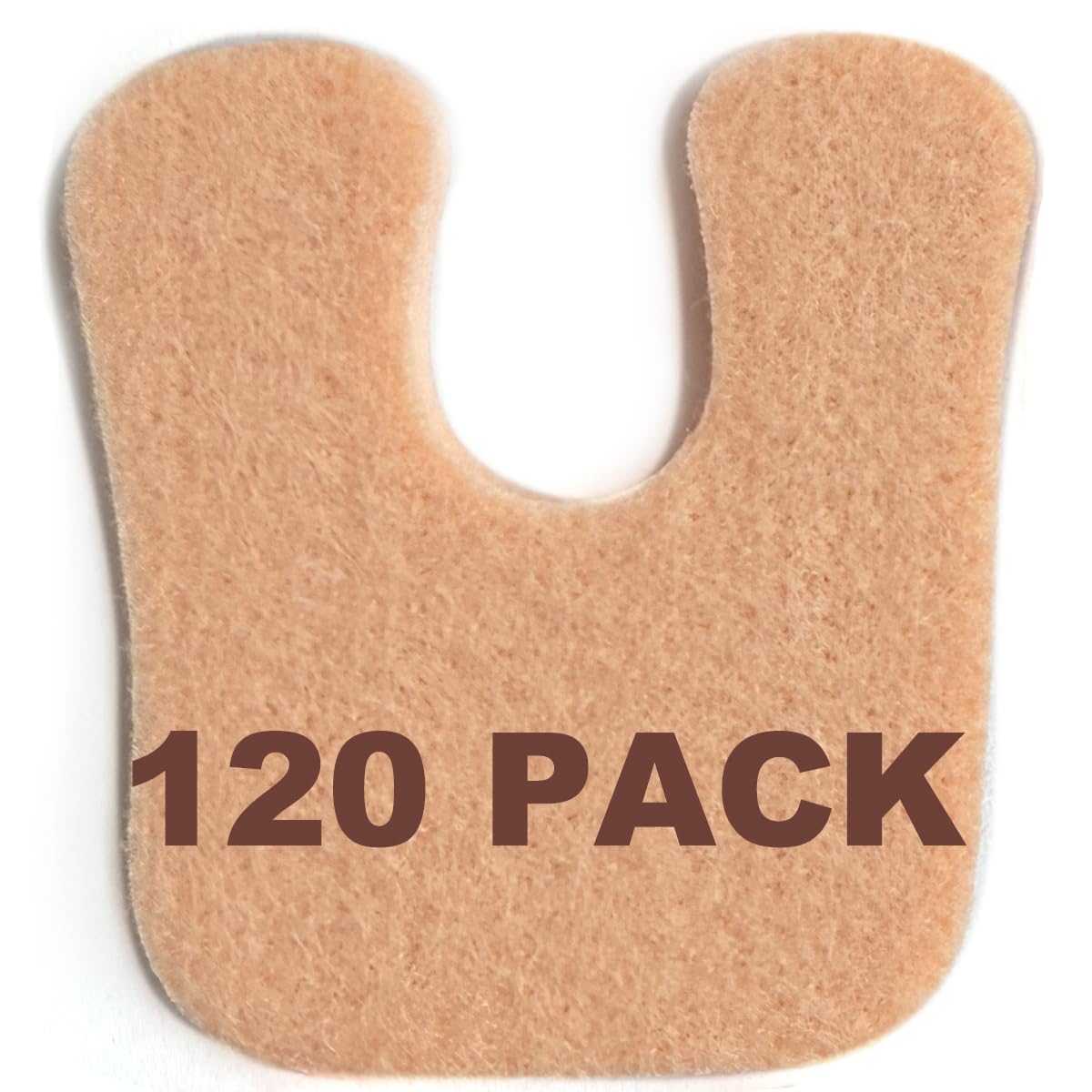 Tomonobu U-Shaped Felt Callus Pads – Self-Adhesive Cushion for Corns, Calluses, Blisters & Foot Pain Relief – Soft Protective Foot Pads for Toes,