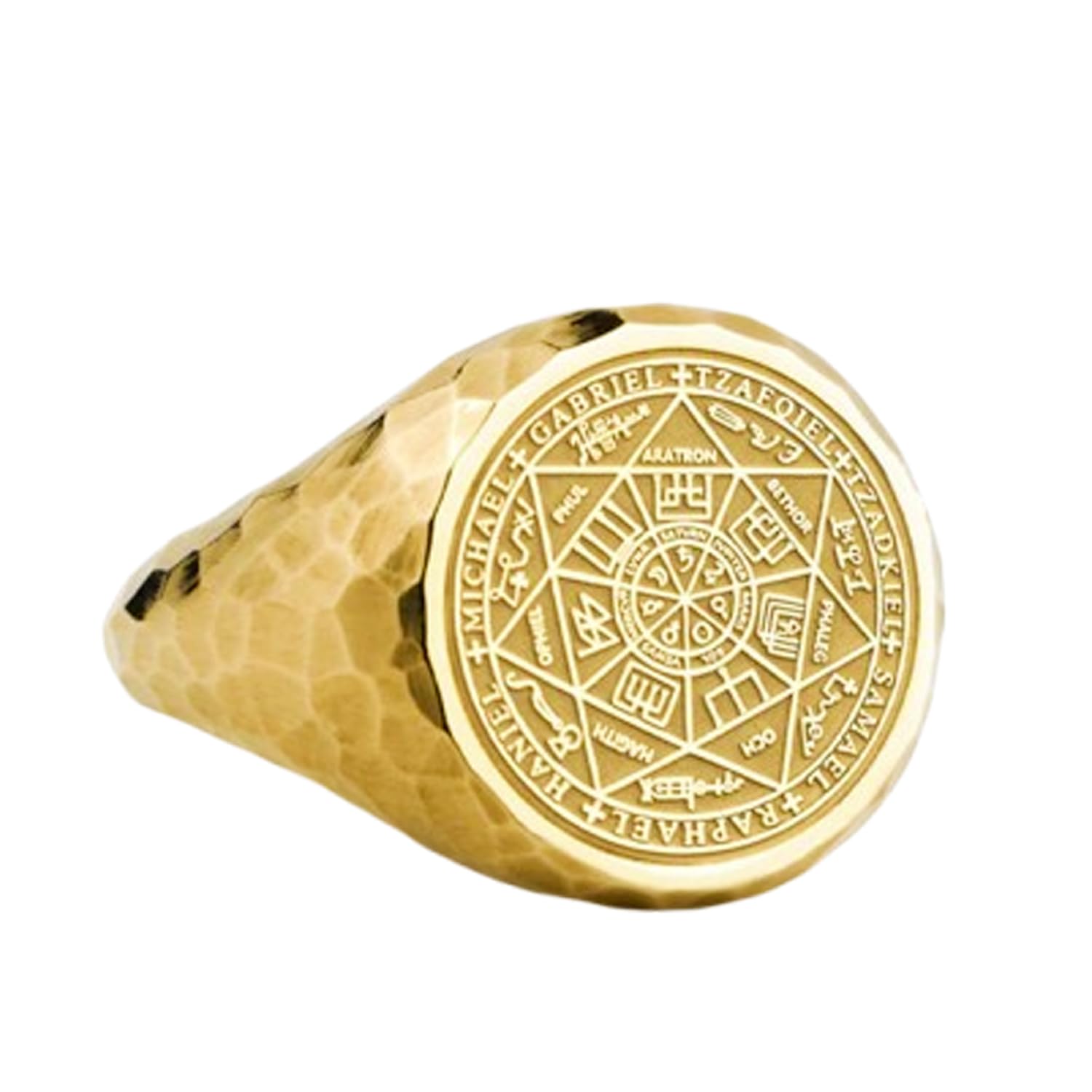 Bague sept archanges durable en argent 925 pour éviter le ternissement - 5