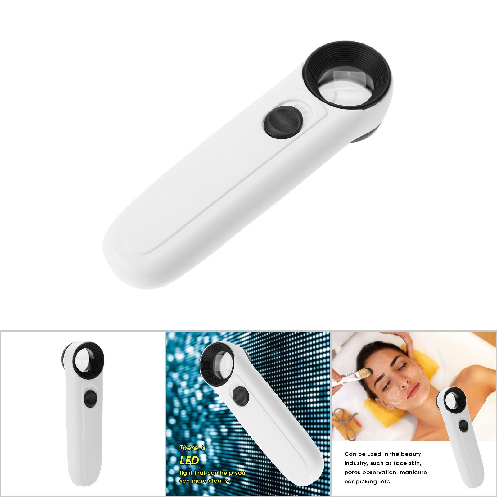 Lente D'Ingrandimento Portatile Con LED - 5X/15X/40X Per Bellezza Ed Elettronica - Foto 11