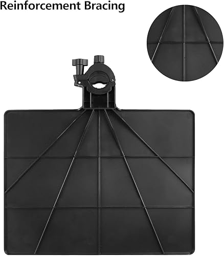 Miniatura 4 de Bandeja de soporte para micrófono, soporte de micrófono, estante de abrazadera de trípode para hoja de música, transmisión, karaoke, grabación,