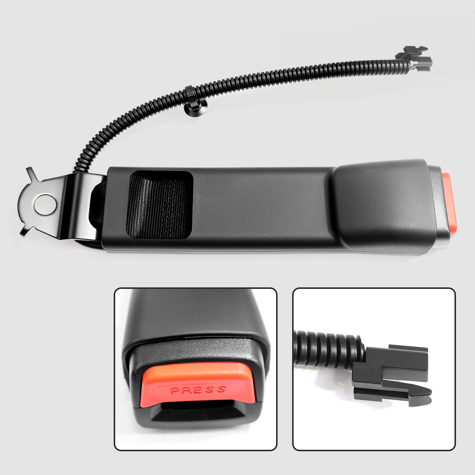 19121537 Seat Belt Buckle Compatible with 2007-2013 Chevy Silverado/GMC Sierra/Chevy Tahoe/GMC Yukon Driver Side