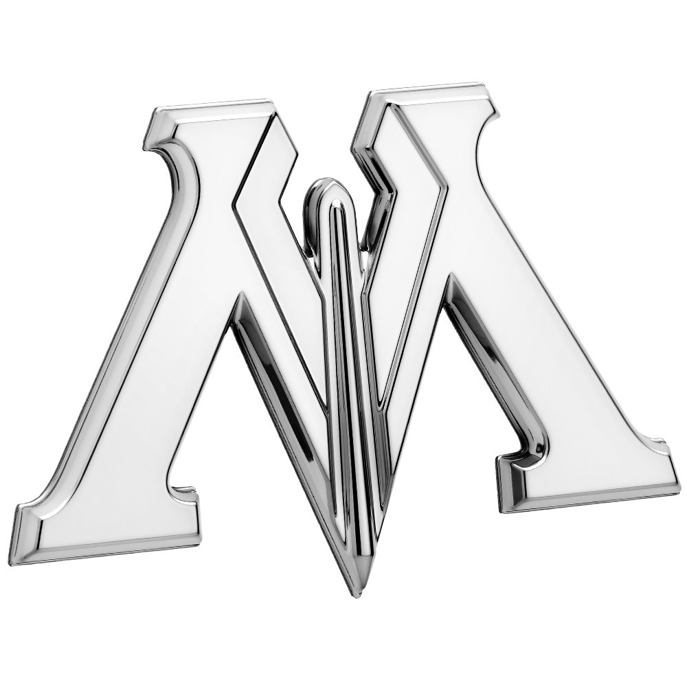 Fan Emblems Harry Potter 3D Ministry of Magic Symbol Car Badge (Chrome)