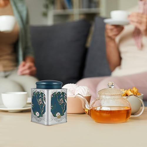 Miniatura 3 de Kichvoe Lata hermética sellada de la hojalata del almacenamiento del té de la hoja de las tapas dobles del bote de té