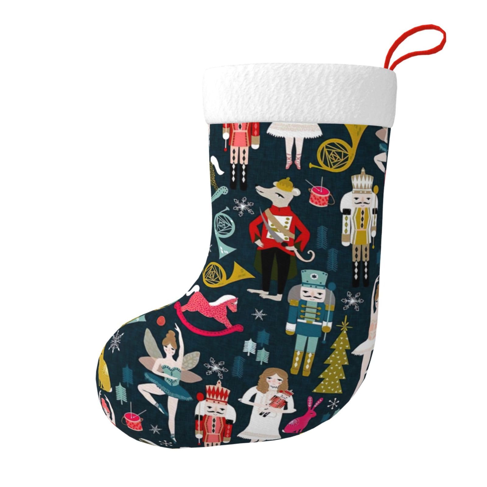 amazon-com-women-s-nutcracker-ballet-xmas-dance-vibrant-christmas-stocking-full-print-design-100-polyester-festive-decoration-for-home-home-kitchen