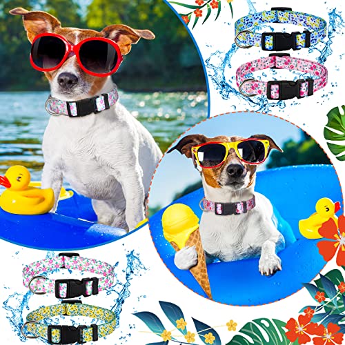 Collar para perro floral ajustable tamaño pequeño miniatura 4