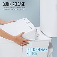 Vista 13 de TOTO® WASHLET® C5 - Asiento de inodoro electrónico con bidé con limpieza de varilla PREMIST y EWATER+, alargado, color algodón blanco - SW3084#01