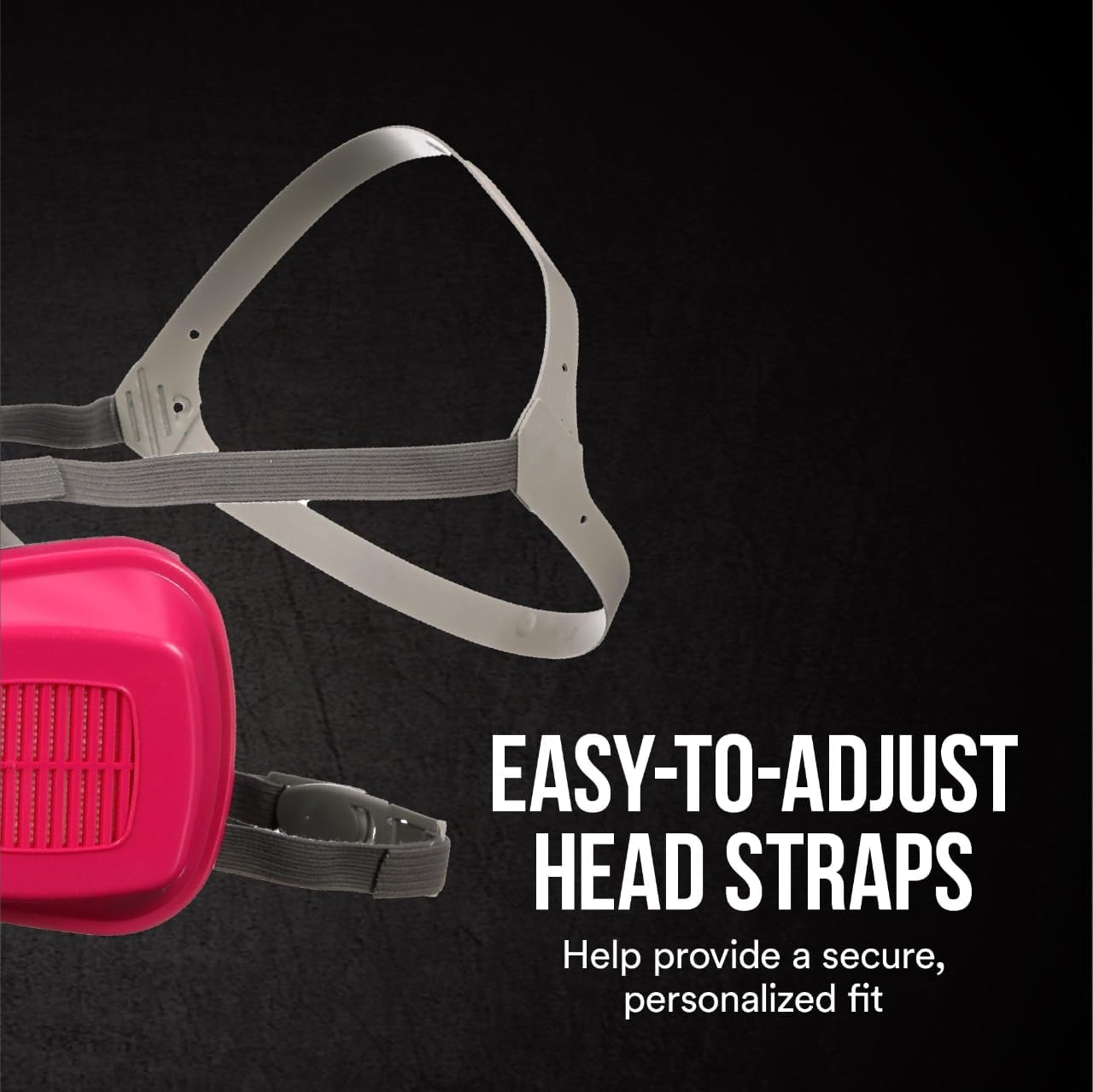 3M P100/OV Odor/Particulate Multi-Purpose Reusable Respirator 65021, Medium Size, NIOSH-APPROVED Organic Vapor Cartridge & P100 Rated Filters, Flexible, Thermoplastic Faceseal For Comfort (65021H1-DC) - Image 7