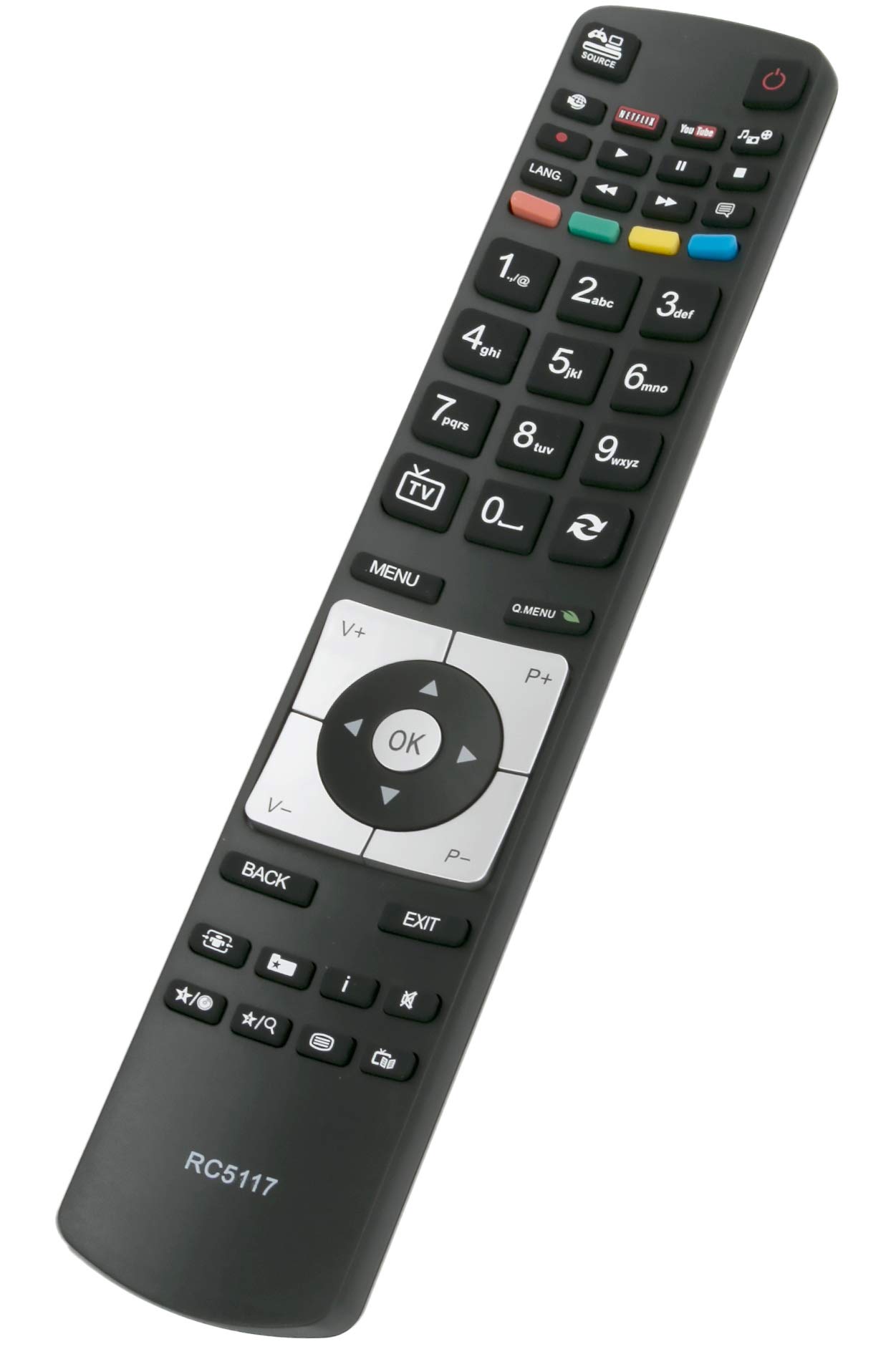 ALLIMITY RC5117 Telecomando Sostituisci Per Bush LED24265DVDCNT LED24265DVDCNTD - Foto 3