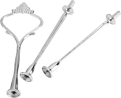 Miniatura 2 de Soporte de metal para tartas de 3 niveles, soporte para cupcakes, torre de postre, soporte de fiesta, pastelería, soporte para servir alimentos para
