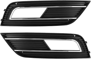 Prospective Gauche Couvercle de Grille de Grille de Grille de Brouillard de Brouillard à la Gauche - A4 Quattro B8 B9 2013-2016 8KD807681B 8KD807682B (Color : Black)