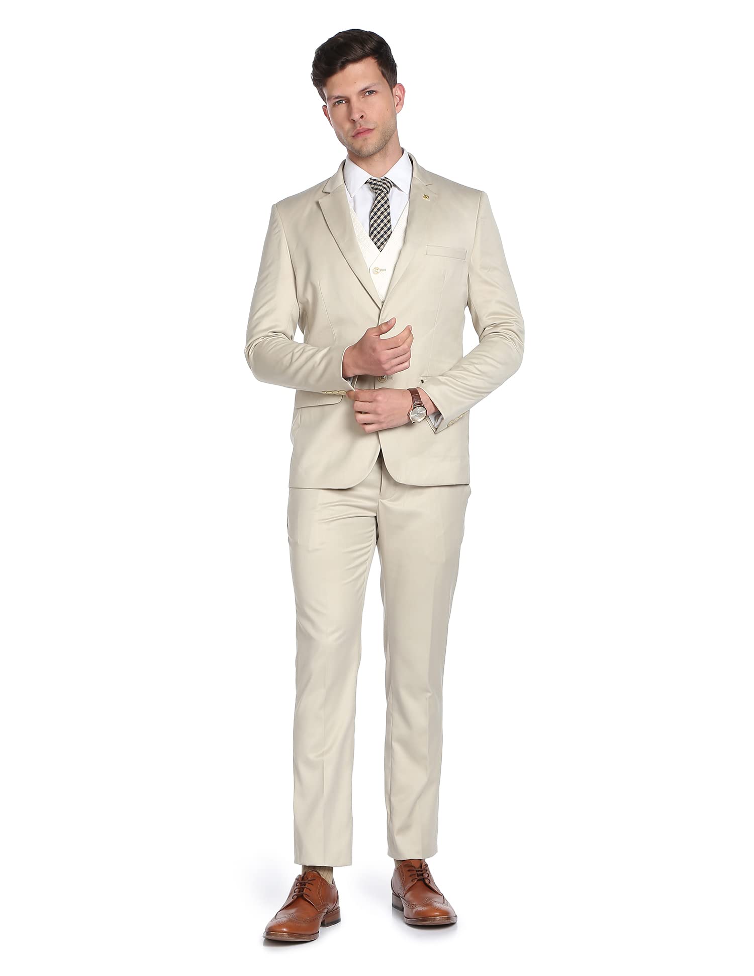 Men Regular Fit Formal Suit-image-26