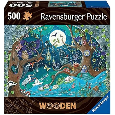 Ravensburger WOODEN Puzzle 17516 - Fantasy Forest Cover