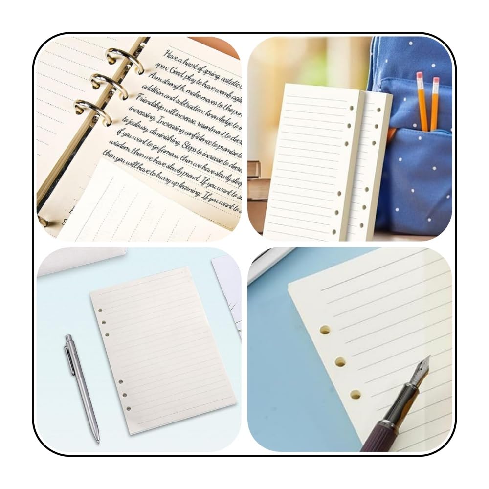 Amazon.co.jp: GYWHOOFT 6穴 手帳リフィル ルーズリーフ用 バインダー