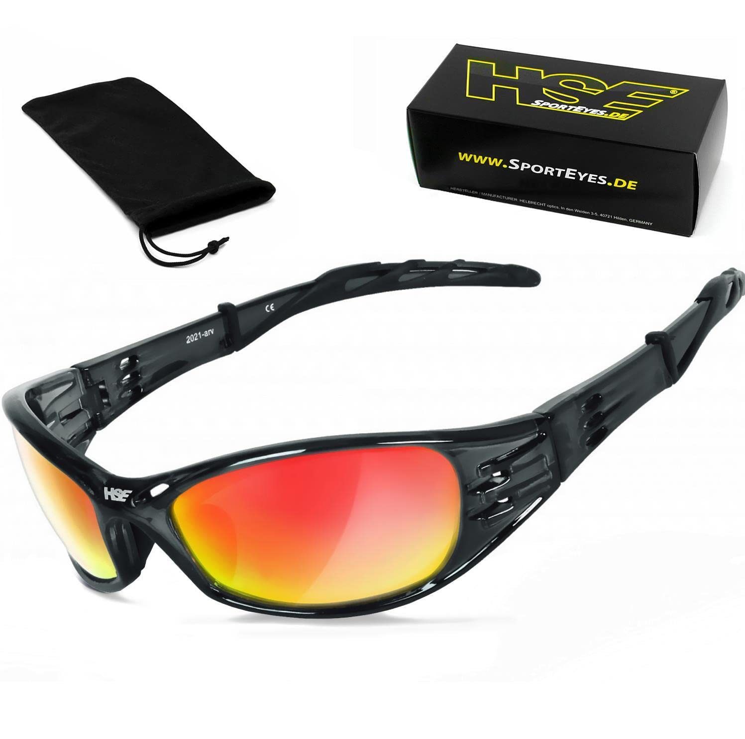 Sport Occhiali Sport Occhiali da Sole Occhiali da Ciclismo Street King 2 Laser Red