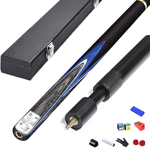 Tacos de billar profesionales 34 Taco de billar actualizado chino negro ocho tacos taco Snooker taco 0.374 in 0.394 in (color 2, tamaño 0.394 in)