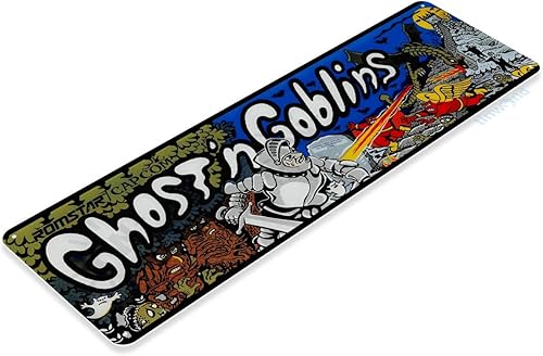 Miniatura 2 de Tinworld Letrero de estaño Ghost N Goblins Arcade Game Room Marquesina Decoración de metal Retro Consola A404