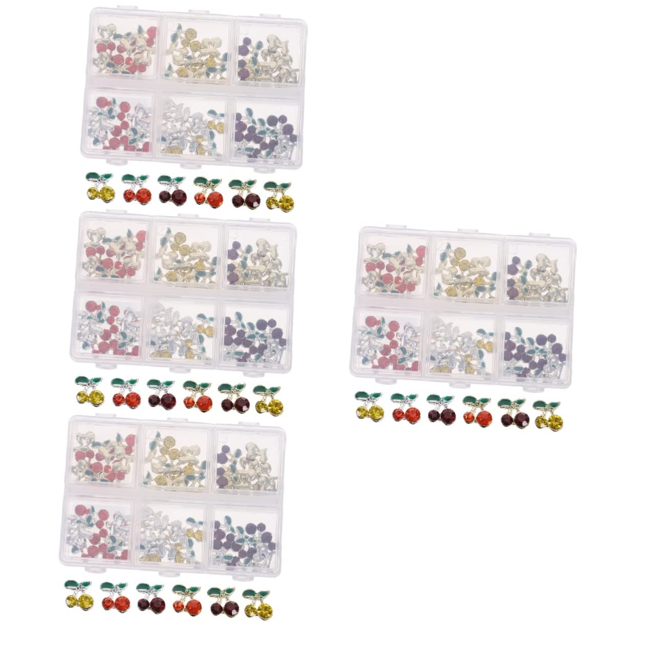 minkissy 240pezzi Charms Per Unghie Decorazioni Per Nail Art Accessori Per Unghie e Ragazze