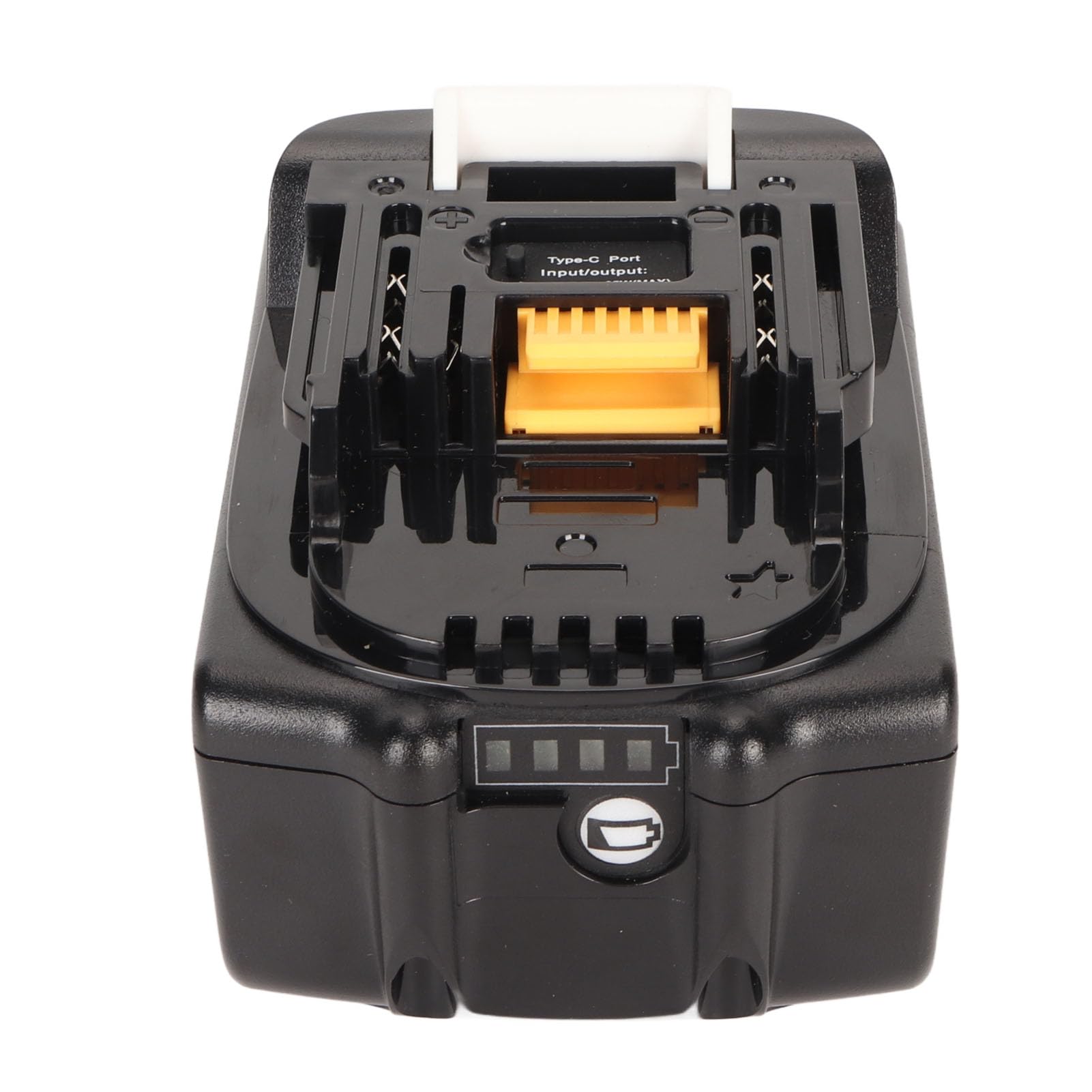 Batería BL1840 de Iones de Litio de 18 V, 4,0 Ah, Salida de Potencia de Alta Capacidad 4000 mAh 65 W con Interfaz Tipo C, batería de Repuesto Retardante de Llama para Herramientas