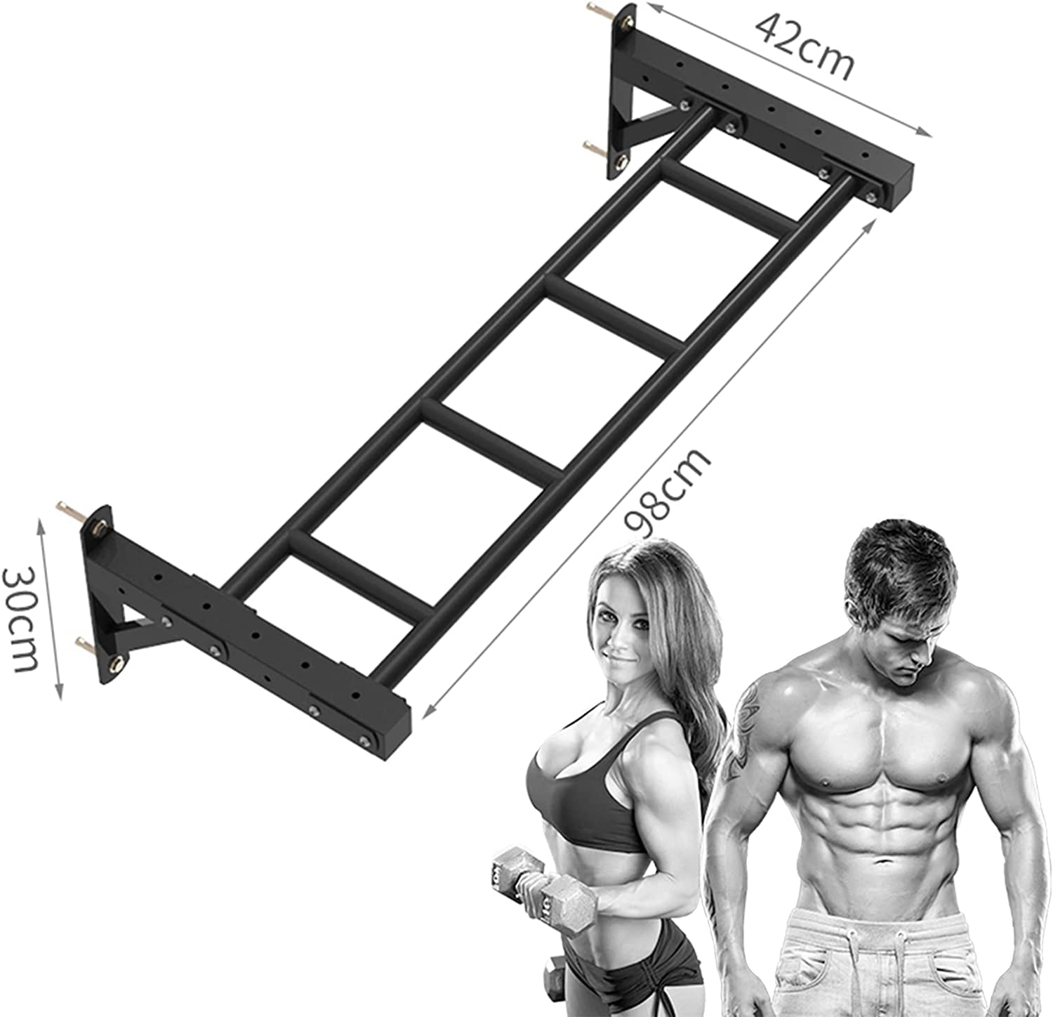 Amazon.co.jp: プルアップバー 懸垂バー 98cm 120cm 多機能チンアップ