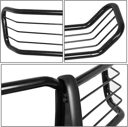 Vista 50 de DNA Motoring GRILL-G-006-BK Parachoques Delantero Cepillo Rejilla Guardia, Negro