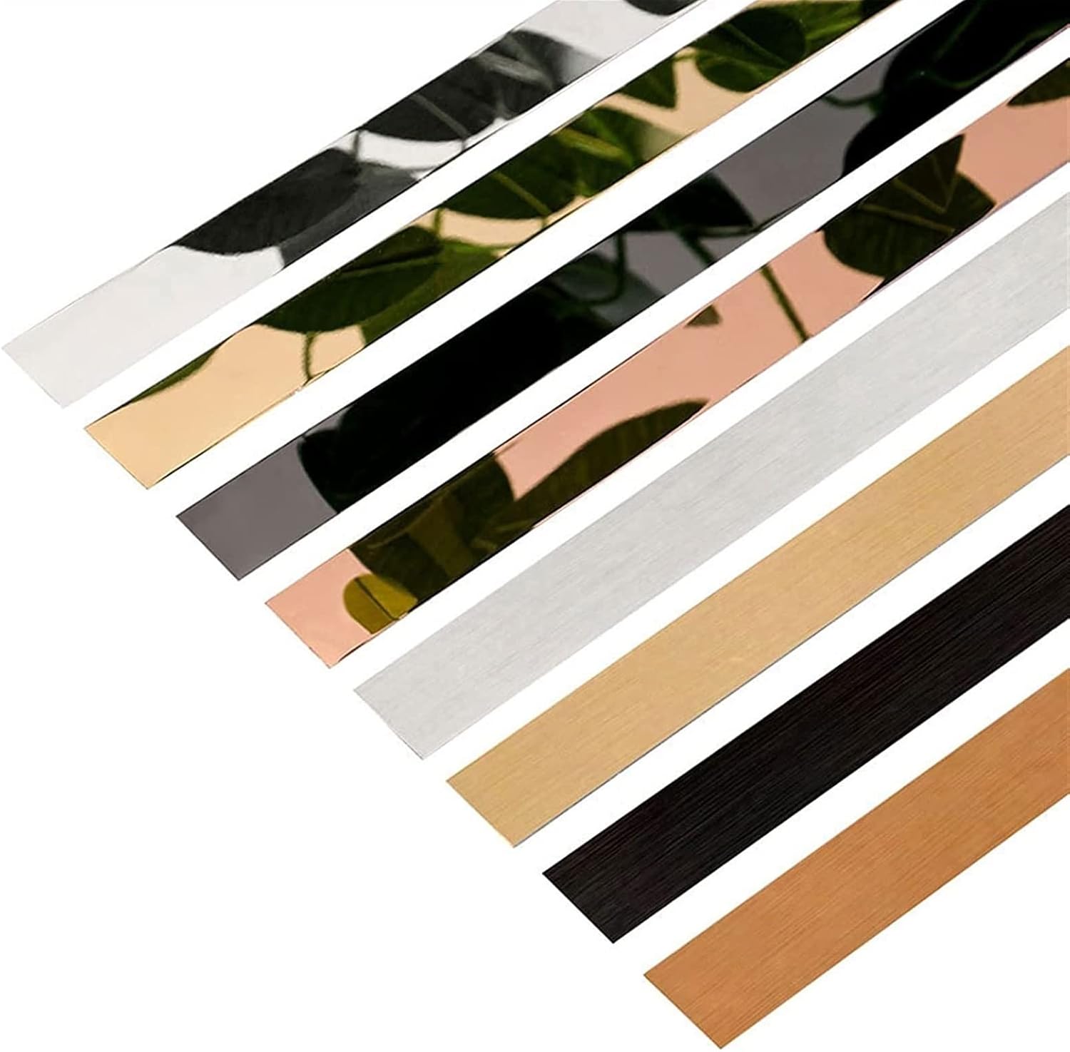 5m Molding & Wall Trim SelfAdhesive Edging Strip, 201 Stainless Steel