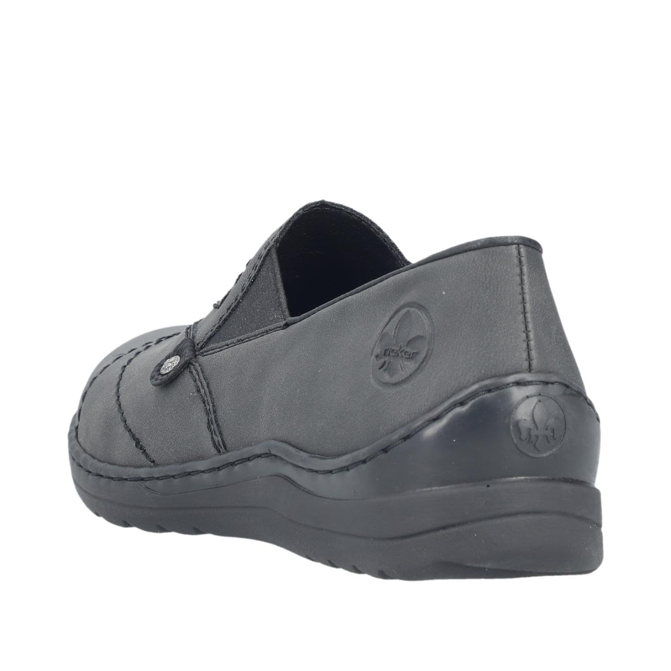 Rieker Damen 48961 Slipper Grau 39 – Ansicht 3