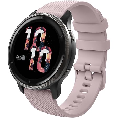 Cinturino Garmin Compatibile Con Forerunner 230/235: Gomma Morbida Traspirante (28g) Nero Regolabile