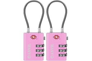 Pink Padlock: Your Trusty Travel Companion for Secured Belongings