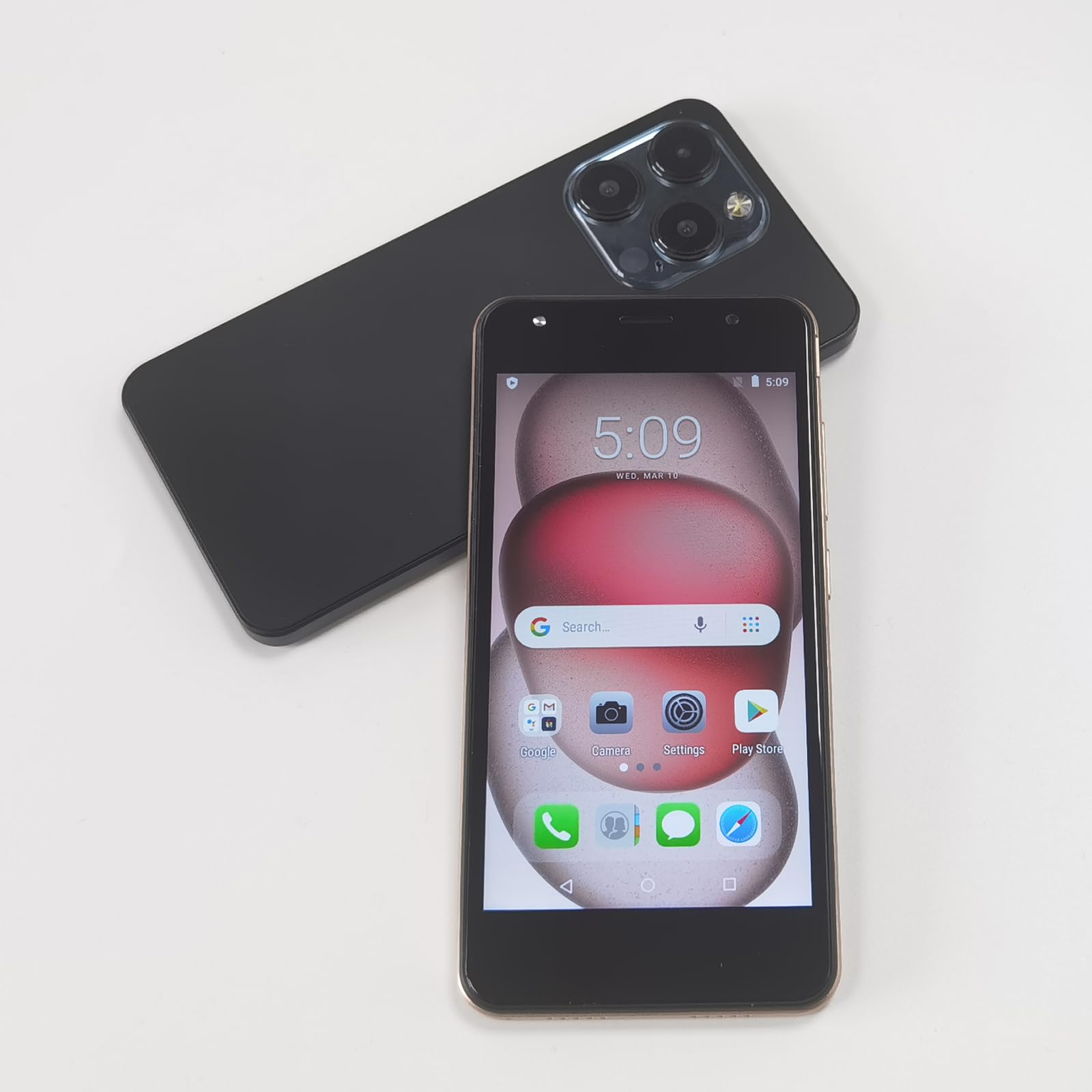 Téléphone sans contrat, réseau 4G téléphone Android, écran 5.0 ", 2gb RAM + 16gb ROM/TF 128gb, Double Sim, Double caméra, pour Les utilisateurs débutants
