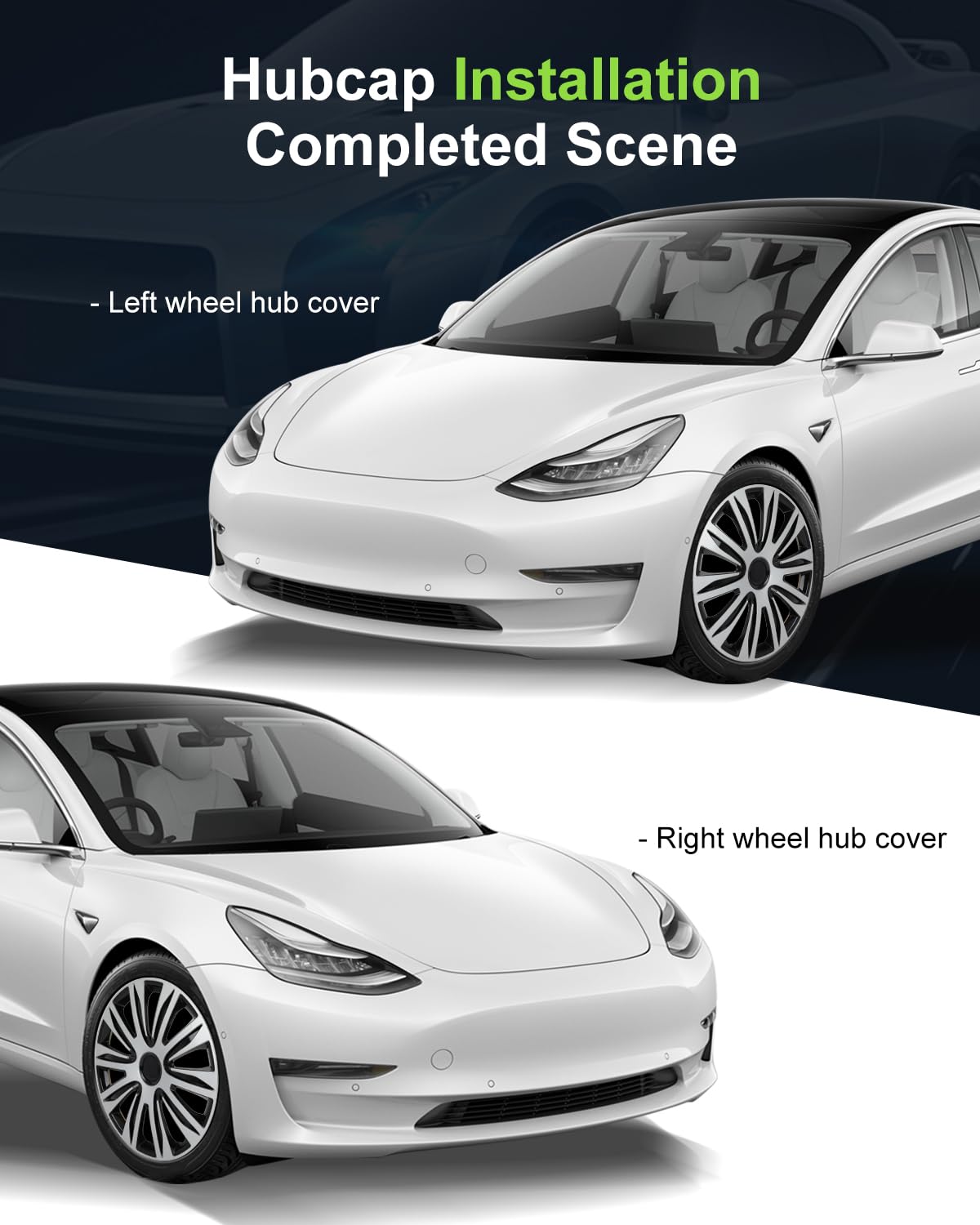 SCITOO Premium 16 Inch Hubcaps Set of 4 Wheel Rim Cover OEM Style Easy Snap On Car Truck SUV Hub Cap Replacement for Dodgefor Honda,for Mazda,for Kia,for Ford,for Mitsubishi,for Hyundai,etc.