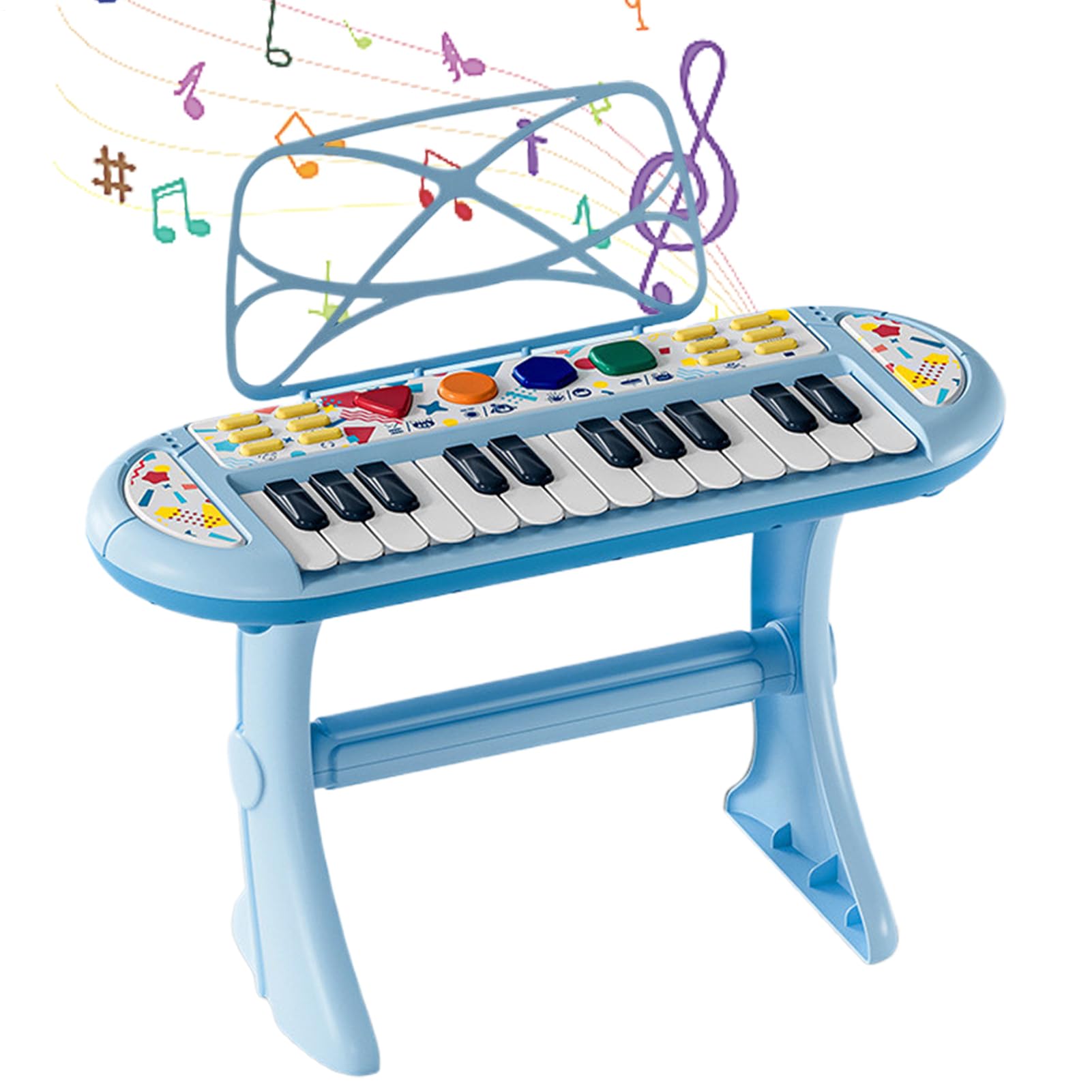 Tastiera Pianoforte Educativo con Luminose | Pianoforte Giocattolo per Apprendimento Musicale per Alunni Studenti Ragazze Bambini in Età Prescolare Soggiorno Camera da