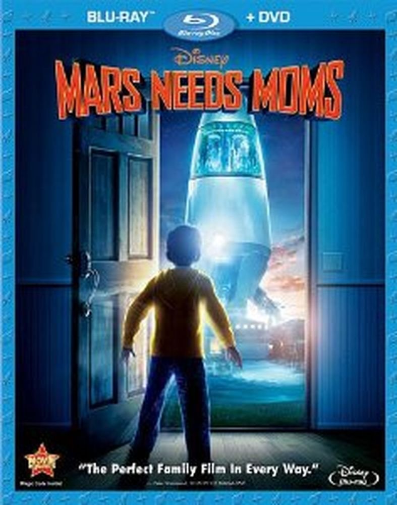 Mars Needs Moms Blu-Ray con 2 discos edición importada USA y Reino Unido