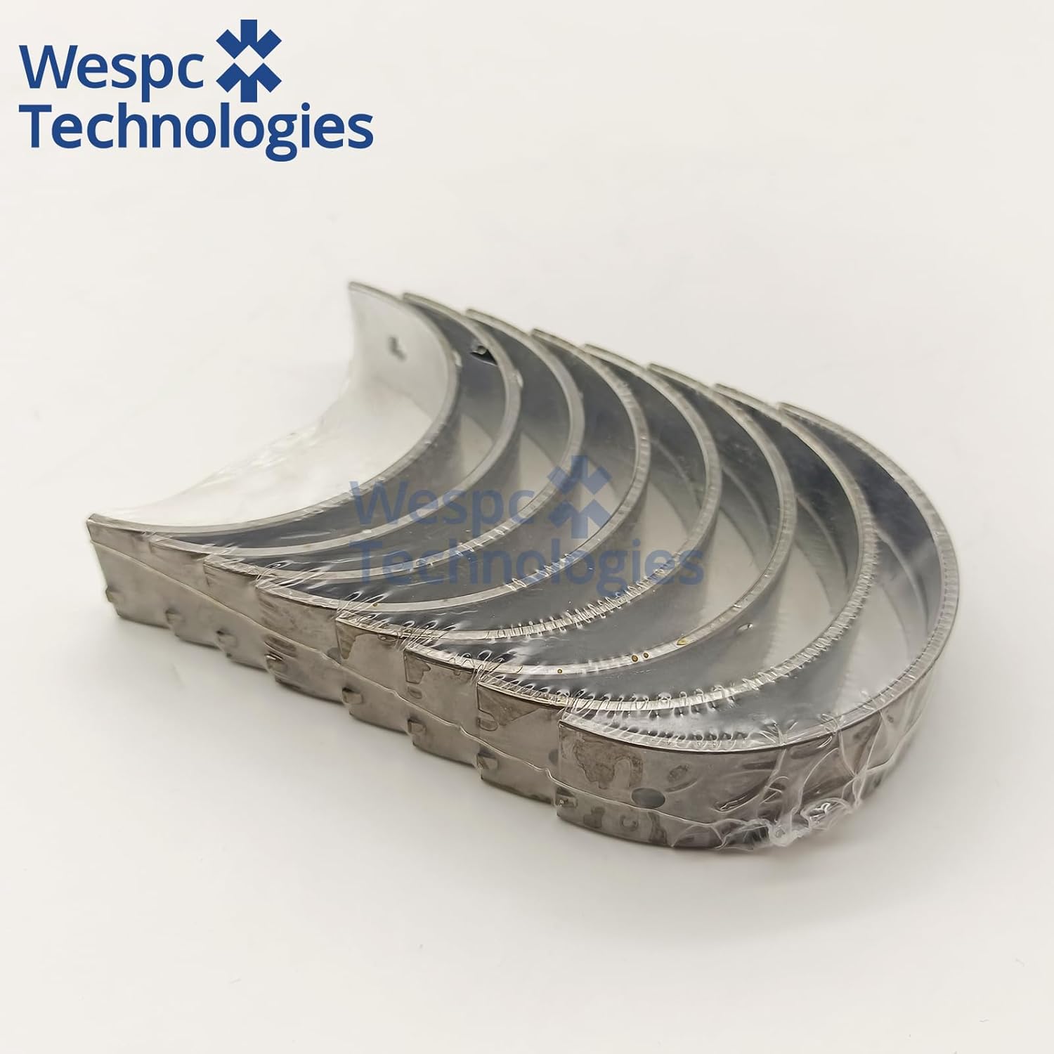 WESPC 198586160 Main Bearing Set 0.50 Oversize for Perkins 404C-22 404D-22T 400 Series Diesel Engines