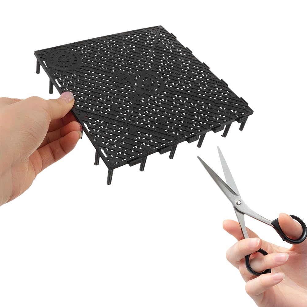 Divisori Per Acquario In PVC - Griglie Filtro Inferiore 14.5x14.5 Cm | 2 Pezzi Per Separazione E Pulizia